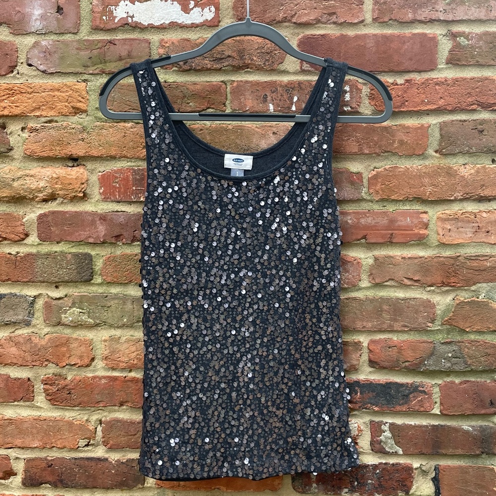 Old Navy Flip Sequins Tank Top